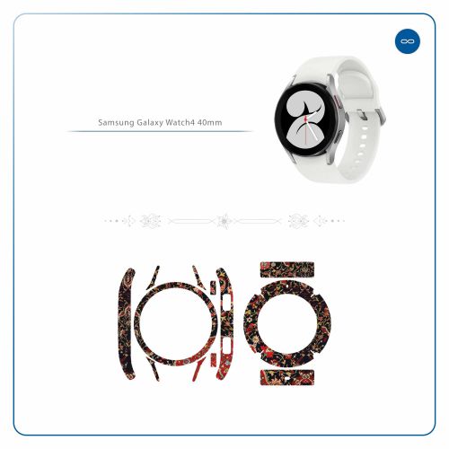 Samsung_Watch4 40mm_Persian_Carpet_Red_2